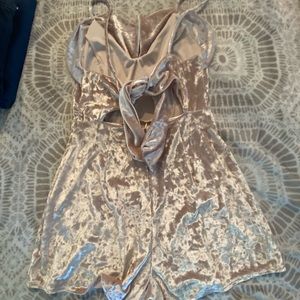Velvet romper
